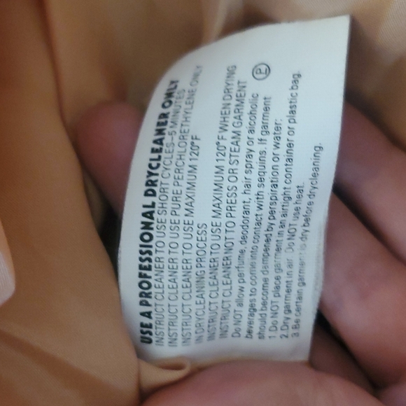 Elegant dress mustard shiny Bronze color - Picture 16 of 17